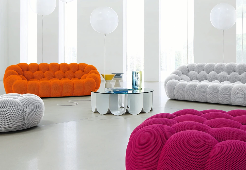 orange bubble sofa